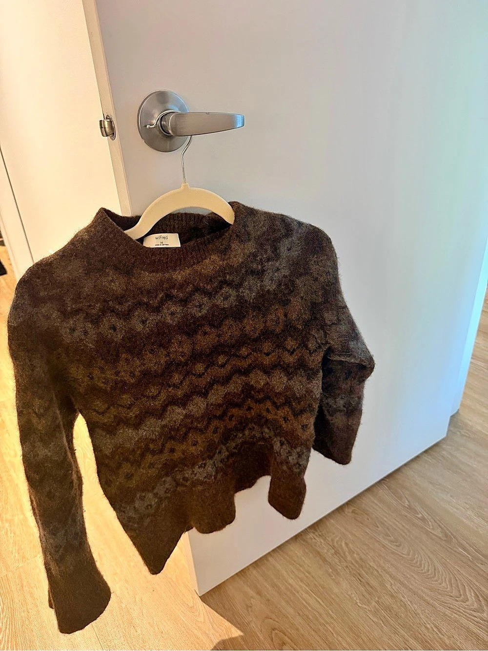 Wilfred Brown Crew Neck Sweater XS